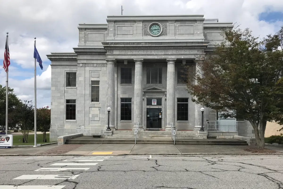 The Municipal Building in Reidsville, North Carolina